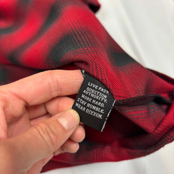 Dixxon Flannel Shirt Men's 2X Fireside Black Rifle Coffee Company Plaid Workwear - Picture 7 of 10